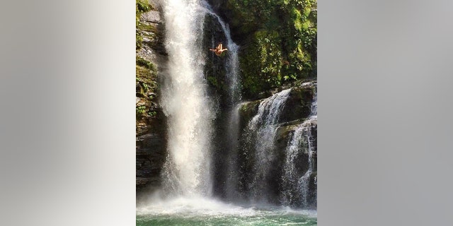 Rosenthal, who says he jumps off tall waterfalls on a regular basis, says he's "living the dream."