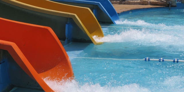 A young man from Jamaica has impressed the internet with his waterslide dismount.