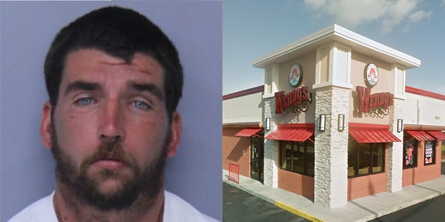Timothy Weber, 31, was arrested following a standoff on the roof of a Wendy's in St. Augustine, Fla.