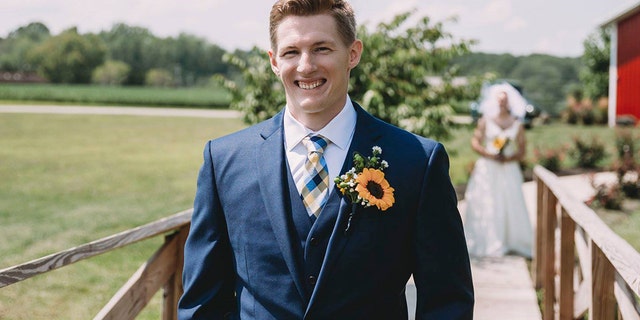 The groom had no idea what his bride was planning.