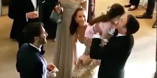 Jessica Mulroney’s makeup artist Rachel Renna shot a short Instagram video that showed Meghan Markle's close friend mingling with guests at the royal reception.