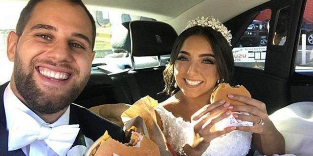 Nancy and Andrew reportedly enjoyed cheeseburgers prior to the wedding, as well.