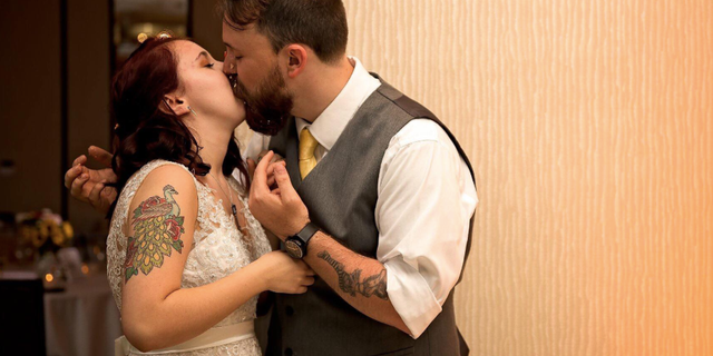 Rusty and Auttumn Waddell say their wedding day, while fun, will always be tainted by the thief's actions.