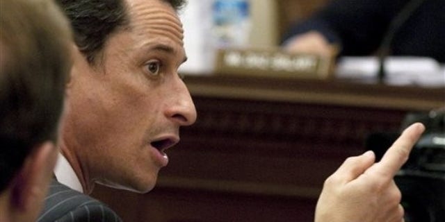 Rep. Anthony Weiner, D-NY, during the House Rules Committee meeting on Capitol Hill in Washington, Saturday, March 20, 2010. (AP)