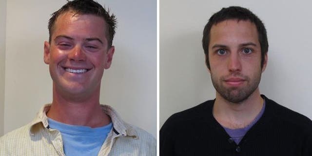 Prescott Wright, left, and Zachary Wells.