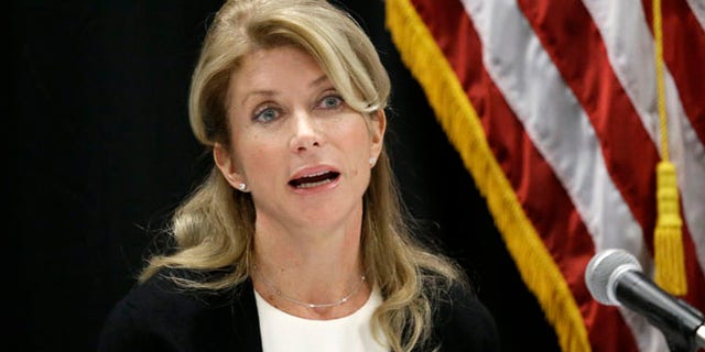Jan. 9, 2014: Texas state Sen. Wendy Davis speaks at an education roundtable meeting in Arlington, Texas.