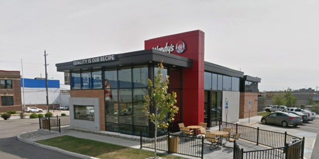 The scene unfolded at a Wendy's drive-thru in Philadelphia.