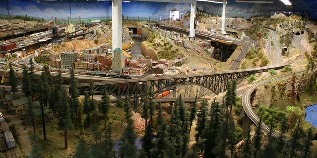 biggest toy train set