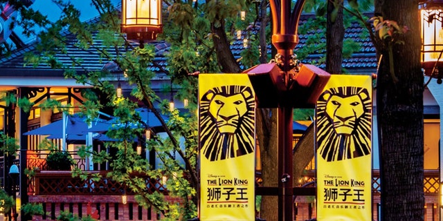 A live-action stage production of the "The Lion King" will be one of the park's signature attractions.