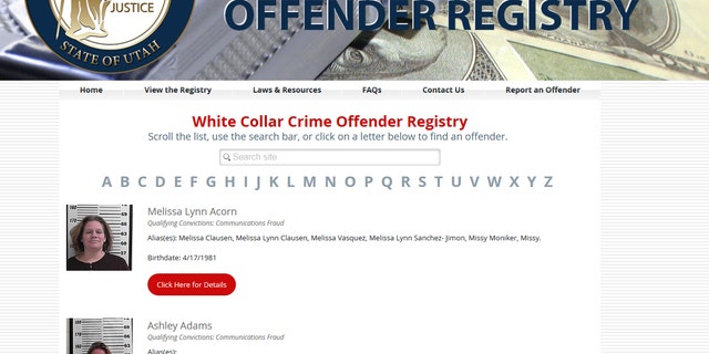 Utah's white-collar crime database is the first of its kind.