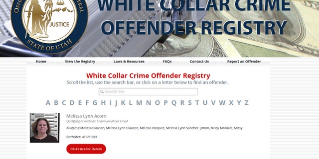 Utah's white-collar crime database is the first of its kind.
