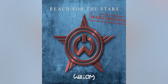 "Mars Edition" album art for will.i.am's new single "Reach for the Stars," as radioed from the Red Planet.