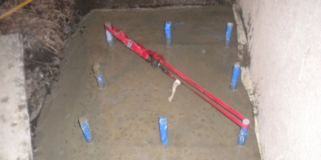 A judge said removal of the turbine had to included getting rid of the cement pad it was anchored to. (Courtesy: Kendall Nygard)