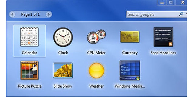 windows 7 gadgets weather not working