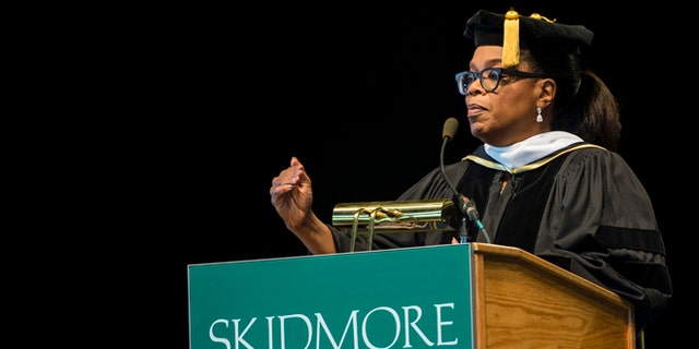 Oprah Winfrey spoke at Skidmore College's 106th Commencement.