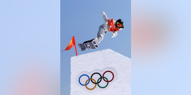 File photo - Snowboarding - Pyeongchang 2018 Winter Olympics February 8, 2018 - An unidentified athlete trains. (REUTERS/Issei Kato)