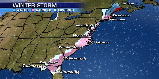 'Bomb Cyclone' To Slam East Coast As Winter Storm With Blizzard ...