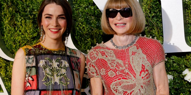 Bee Schaffer and Anna Wintour at the 2017 Tony Awards.