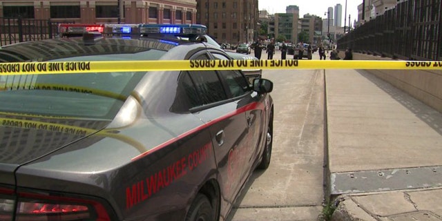 Officers used their crisis communication skills to coax the man off the bridge.