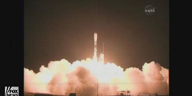 At Vandenberg Air Force Base in California, a Delta-2 rocket carrying NASA's newest telescope launched smoothly into space.