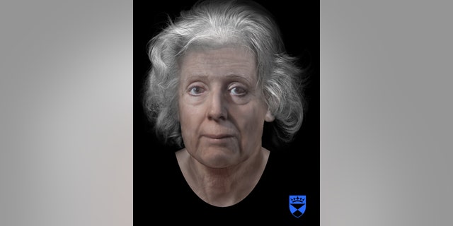 The reconstruction of Lilias Adie's face (The University of Dundee)