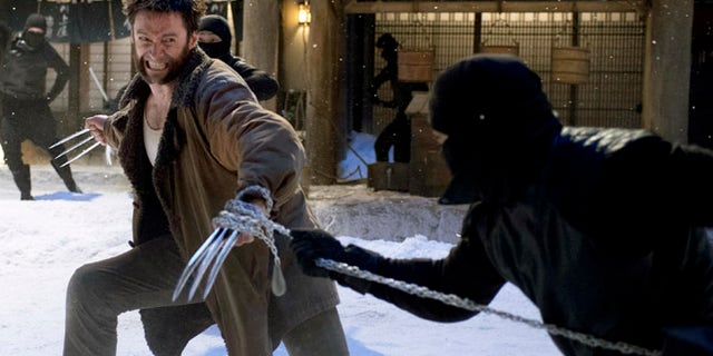 This publicity image released by 20th Century Fox shows Hugh Jackman in a scene from "The Wolverine."