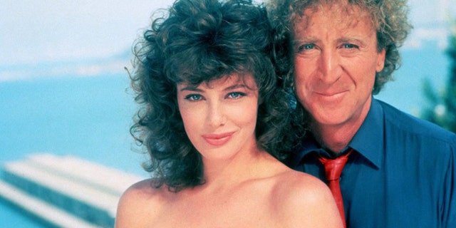 Kelly Le Brock and Gene Wilder.