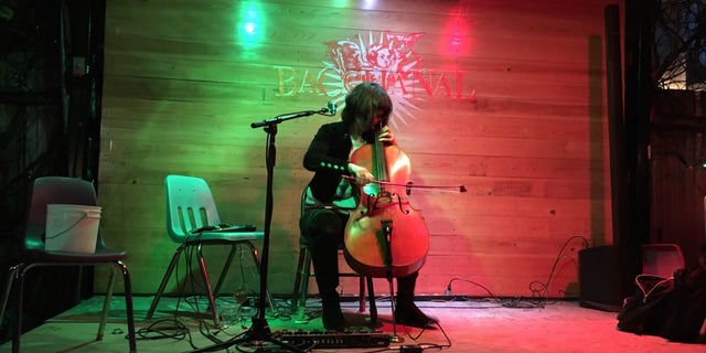 Jazz cellist Helen Gillet performs at Bacchanal Wine on Monday, March 12. Gillet says it's important to recognize the past contributions of female jazz artists in New Orleans.