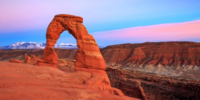 File photo of Arches National Park near Moab, Utah. A wrongful death lawsuit is underway after Esther Nakajjigo was killed by a metal gate there in spring 2020.