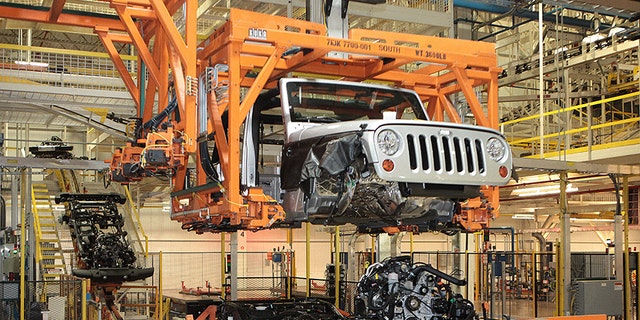 The Wrangler is built at a complex in Toledo, Ohio, that houses many of its suppliers.