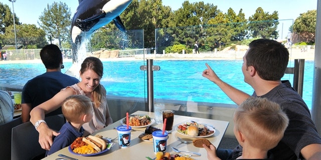 Room rates at a SeaWorld hotel could be twice as much compared to a similar hotel located outside of the park.