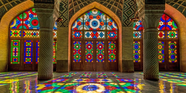 EGC0AK Nasir al-Mulk Mosque in Shiraz. Image shot 2014. Exact date unknown.