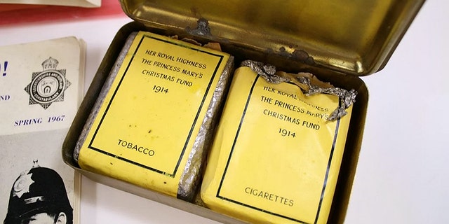The lot also contains some cigarettes given to Bullimore, of which he only smoked three.