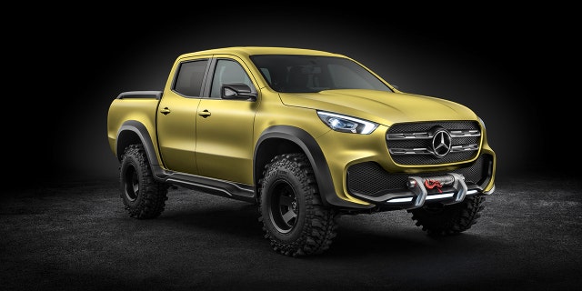 Mercedes-Benz Concept X-CLASS powerful adventurer â Exterieur, Lemonaxmetallic
Mercedes-Benz Concept X-CLASS powerful adventurer â Exterior, Lemonax metallic
