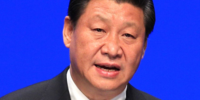 China's President Xi Jinping speaks to the College of Europe in Bruges, Belgium, April 1, 2014.