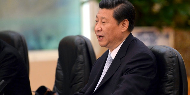 Chinese President Xi Jinping speaks during a meeting with Ethiopian Prime Minister Hailemariam Desalegn in the Great Hall of the People in Beijing on June 14, 2013. Desalegn is in China for a four-day visit. AFP PHOTO/GOH CHAI HIN/POOL Chinese President Xi Jinping speaks during a meeting with Ethiopian Prime Minister Hailemariam Desalegn in the Great Hall of the People in Beijing on June 14, 2013. Desalegn is in China for a four-day visit. AFP PHOTO/GOH CHAI HIN/POOL