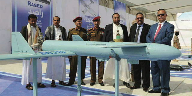 Houthi's unveiled QASEF-1 in February, 2017