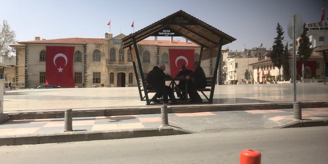 The quiet Turkish-Syrian border town of Kilis, where many Syrians have fled from the warzone