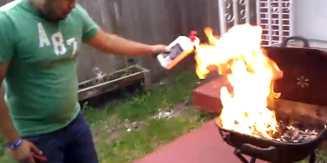 That flame looks a little high.