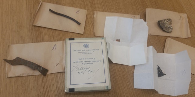 The lost 'UFO' fragments discovered in the Science Museum archives (Dr. David Clarke/Sheffield Hallam University)