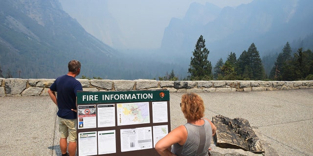 Yosemite National Park had already issued an alert to visitors of poor air quality and poor visibility due to smoke stemming from the Ferguson fire.