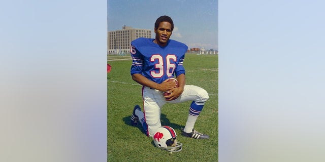 O.J. Simpson was the star running back for the Buffalo Bills.
