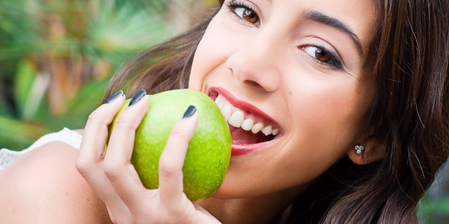 Apples taste sweet because they contain sugar and a variety of vitamins and minerals.