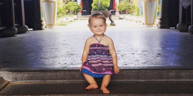 A17-month-old baby probably has more stamps on her passport than you.