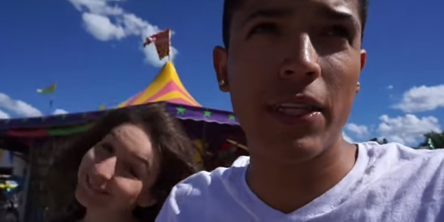 Monalisa Perez and Pedro Ruiz III pictured in happier times. (YouTube)