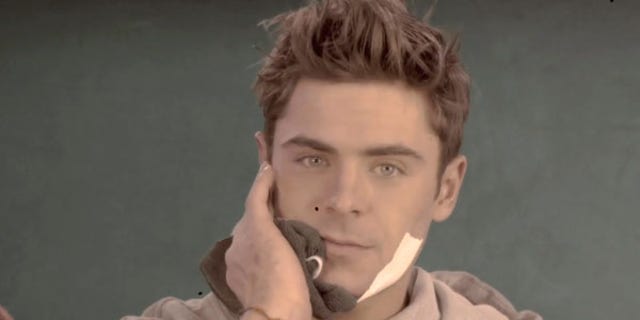 Zac Efron's jaw wired shut after bizarre sex accident, friends joke