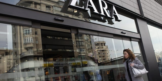 BUCHAREST, ROMANIA - MARCH 08: A woman enters a Zara clothing store on March 8, 2013 in Bucharest, Romania. Both Romania and Bulgaria have been members of the European Union since 2007 and restrictions on their citizens' right to work within the EU are scheduled to end by the conclusion of this year. However, Germany's interior minister announced recently that he would veto the two countries' entry into the Schengen Agreement, which would not affect labour rights but would prevent passport-free travel. (Photo by Sean Gallup/Getty Images)