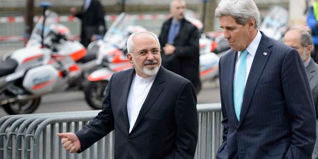 Although the UN is holding the talks, US Secretary of State John Kerry, and Iranian Foreign Minister Mohammad Javad Zarif have been doing most of the negotiating in Geneva. (AP)