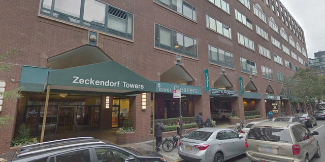 A 48-year-old woman was found dead inside a trash compactor at this Manhattan apartment building in New York City.
