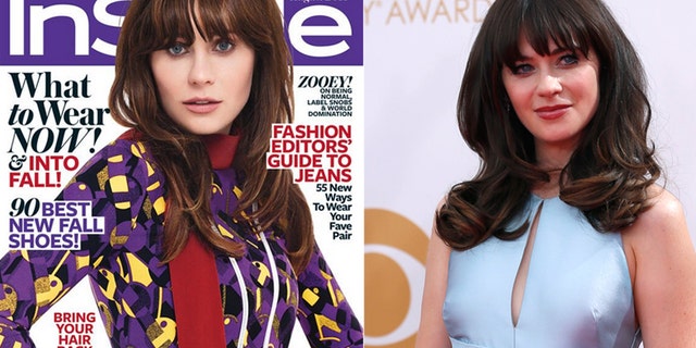 Zooey Deschanel appears on the cover of InStyle and at the 65th Primetime Emmy Awards.